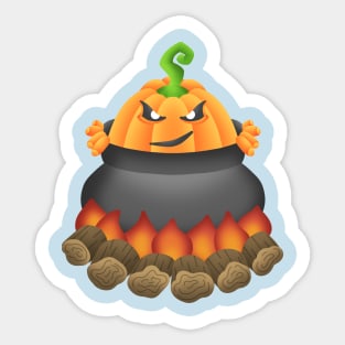 Pumpkin Monster Sticker